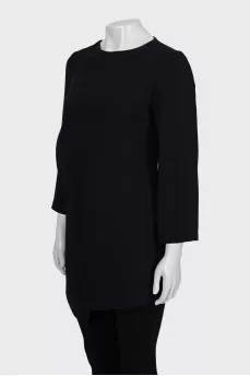 Long asymmetrical blouse