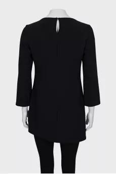 Long asymmetrical blouse