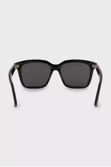 Солнцезащитные очки wayfarer с золотистым декором