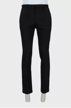 Men's wool trousers with arrows