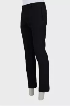 Men's wool trousers with arrows