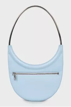 Shoulder bag with metal handle