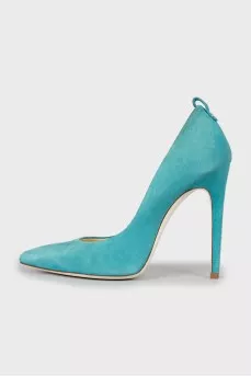 Blue suede shoes