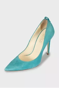 Blue suede shoes
