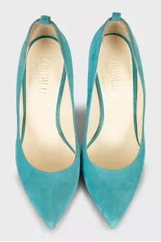 Blue suede shoes
