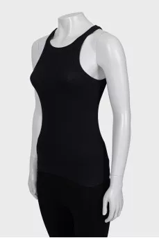 Ribbed Fitted Tank
