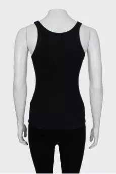 Ribbed Fitted Tank