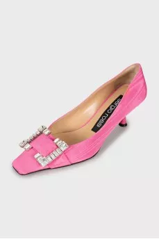 Textile shoes with ankle toe