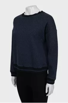 Animal print sweatshirt