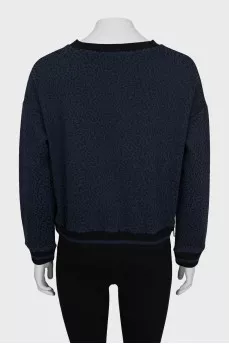 Animal print sweatshirt