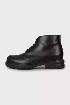 Men's leather lace-up boots