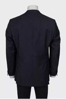 Men's striped wool jacket