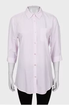 Pink short sleeve shirt