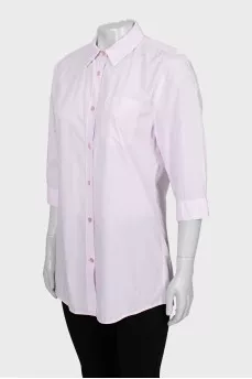 Pink short sleeve shirt