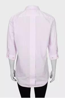 Pink short sleeve shirt