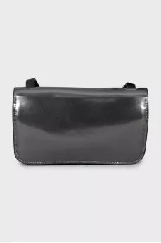 Logo embossed wallet bag