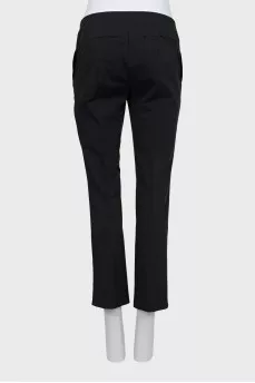 Mid-rise tapered trousers