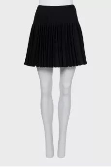 Pleated skirt-shorts