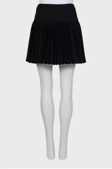 Pleated skirt-shorts
