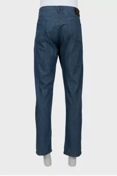 Men's trousers in checkered print