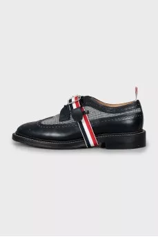 Men's checkered brogues