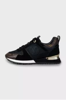Sneakers with signature Run Away print