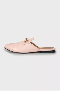 Pink Princetown mules
