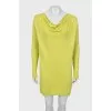 Knitted dress with long sleeves