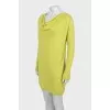 Knitted dress with long sleeves