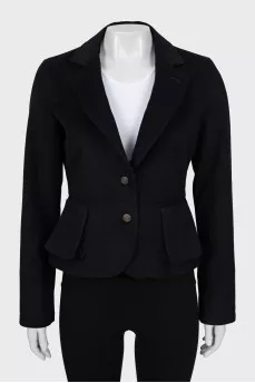 Fitted jacket with buttons