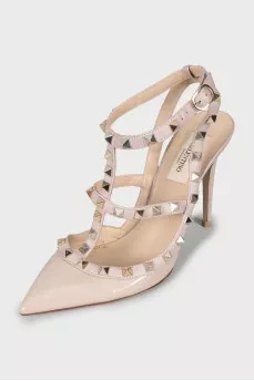 Patent leather shoes Rockstud