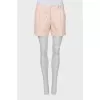 Mid-rise shorts with arrows