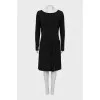 Draped A-line dress