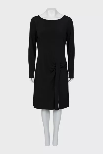Draped A-line dress