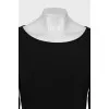 Draped A-line dress