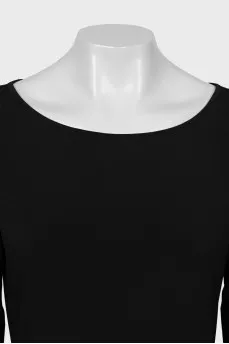 Draped A-line dress