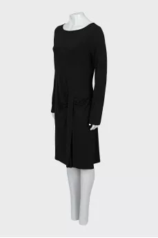 Draped A-line dress