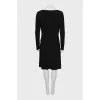 Draped A-line dress
