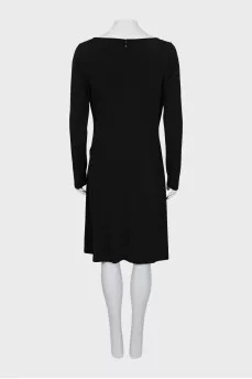 Draped A-line dress