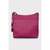 Purple leather crossbody bag