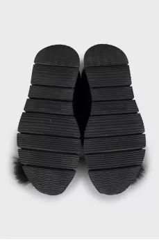 Padded loafers decorated with tassels