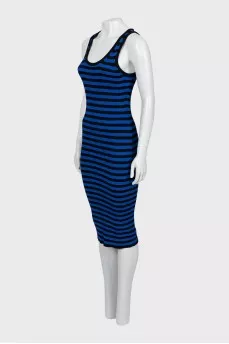 Striped fitted dress
