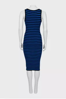 Striped fitted dress