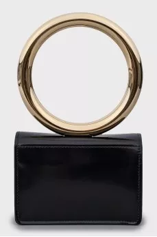Mini bag with gold handle