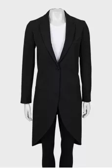 Long wool jacket