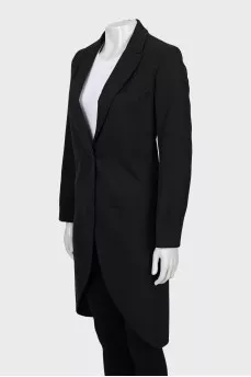 Long wool jacket