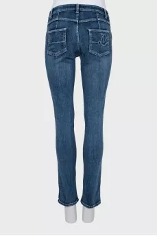 Skinny jeans with side zips