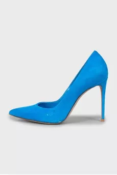 Blue suede shoes