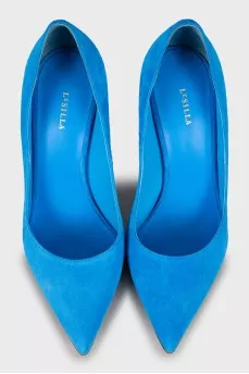 Blue suede shoes