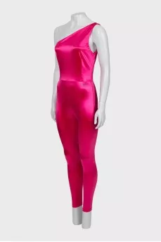 Slim fit jumpsuit with tag